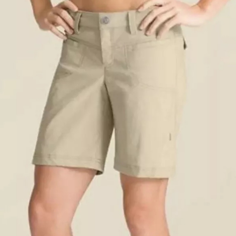 HOST PICK Athleta Khaki Hiking Outdoor Lightweight Utility Shorts 4